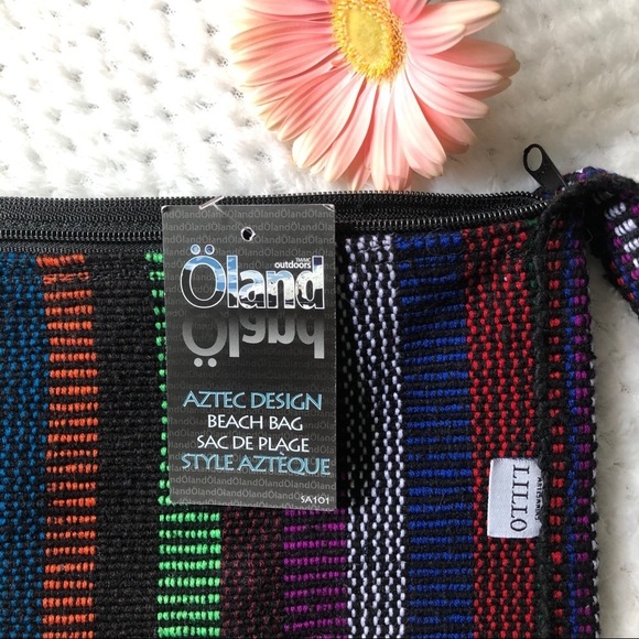 🎄Oland outdoor  beach bag Aztec design NWT - Picture 3 of 5